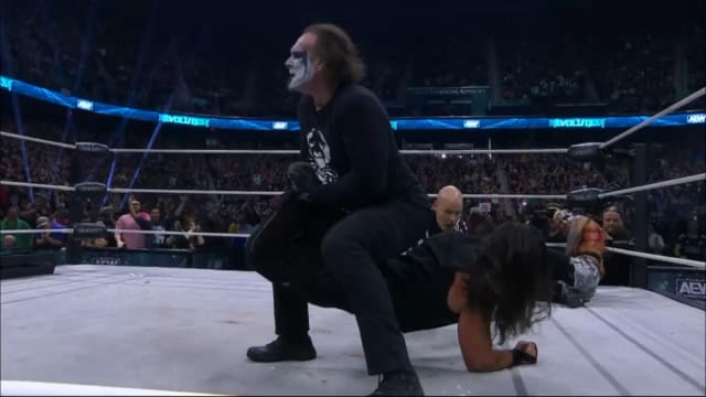 Sting forced Matthew of The Young Bucks to tap out in the final match of his career.
